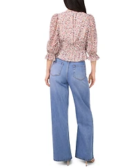 1.state Women's Tie Waist Mid Rise Boyfriend Jeans
