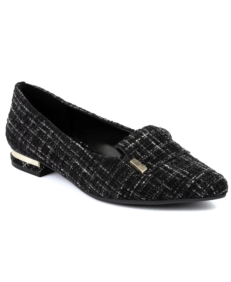 Jones New York Women's Quesheen Pointed Toe Tailored Loafers