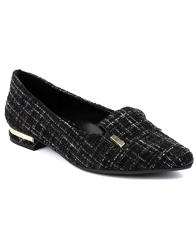 Jones New York Women's Quesheen Pointed Toe Tailored Loafers