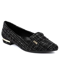 Jones New York Women's Quesheen Pointed Toe Tailored Loafers