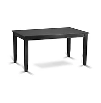 East West Furniture Dining Room Set Black