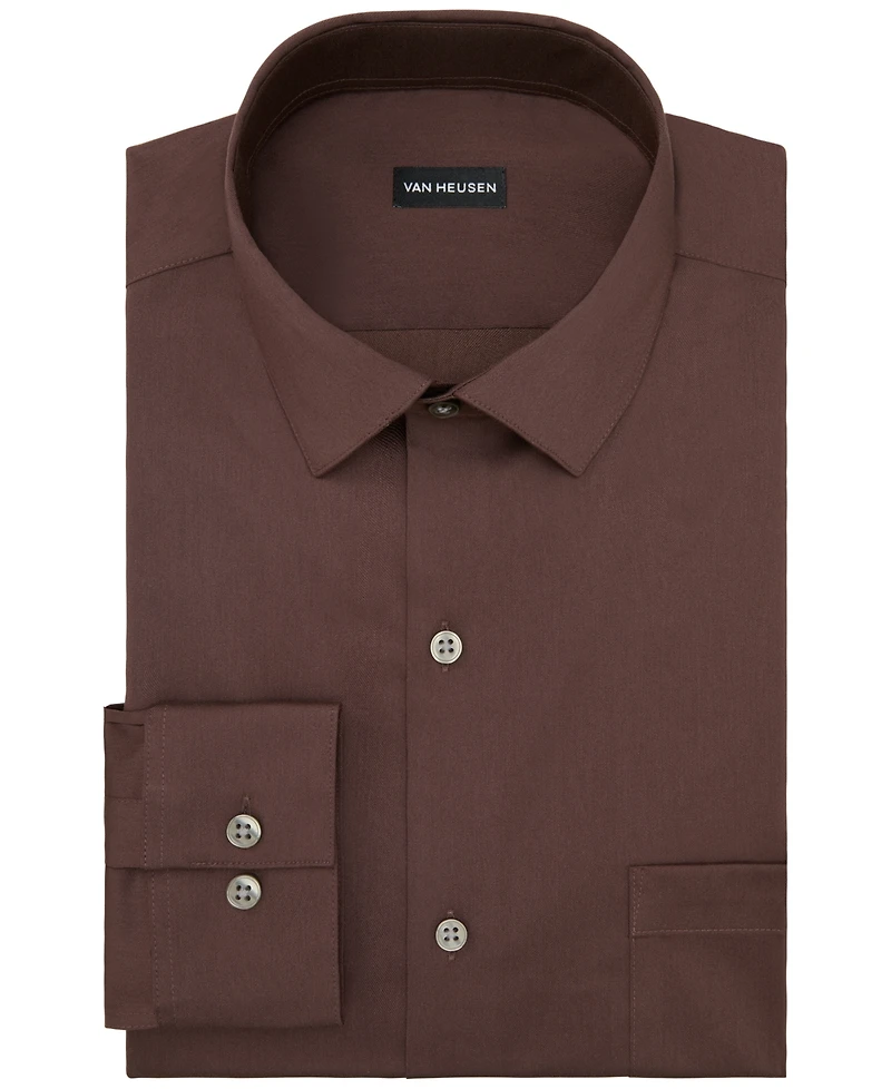 Van Heusen Men's Regular Fit Spread Collar Dress Shirt