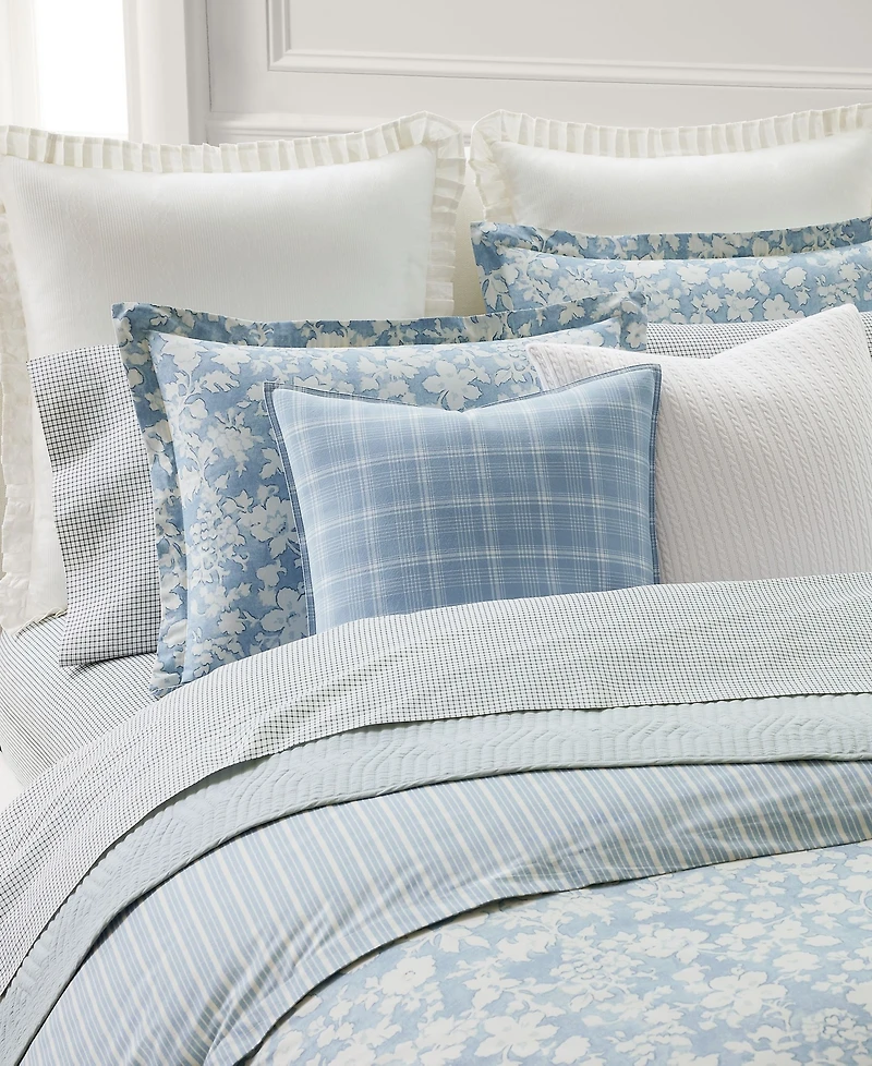 Lauren Ralph Heather Reversible 3-Pc. Comforter Set, King
