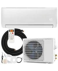 Gymax 12000 Btu Mini Split Air Conditioner 21 SEER2 Ac Unit w/ Heat Pump & Remote Control
