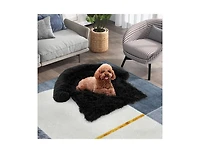 Plush Calming Dog Couch Bed with Anti-Slip Bottom