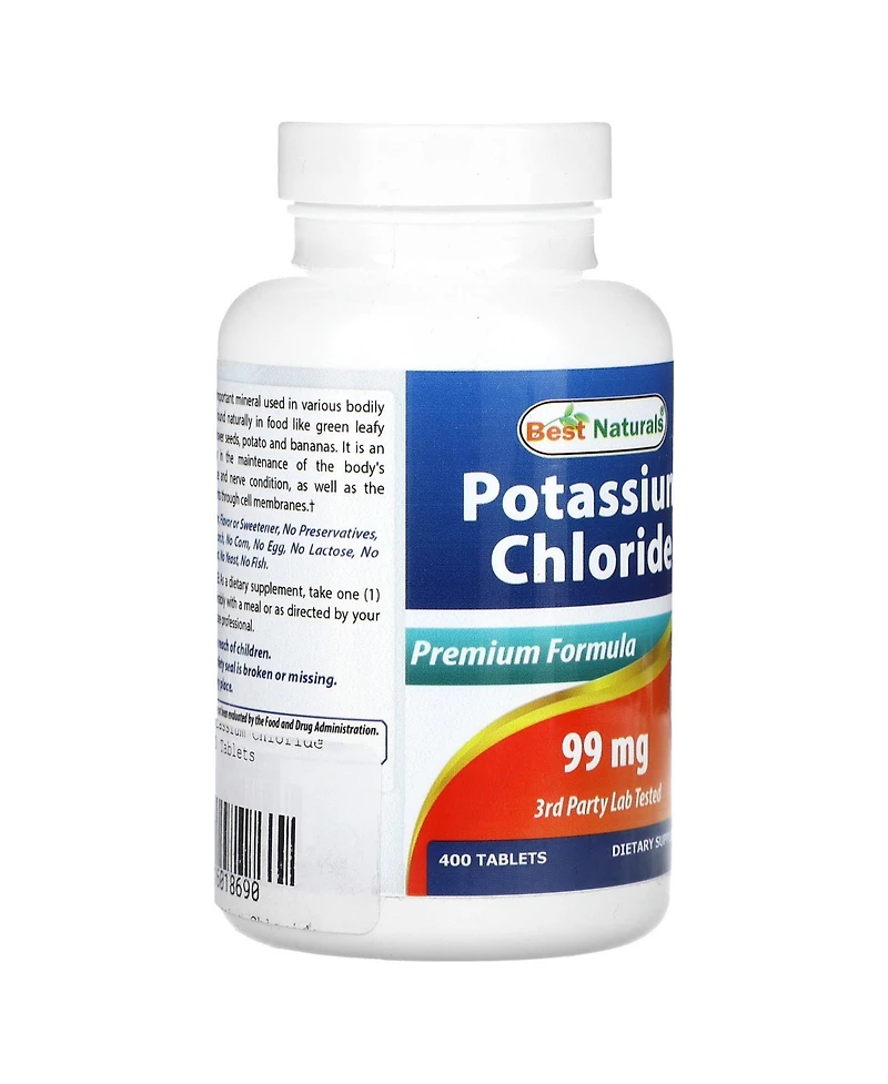 Best Naturals Potassium Chloride 99 mg