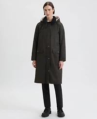Hunter Women's Faux Fur-Lined Hood Coat