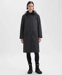 Hunter Women's Faux Fur-Lined Hood Coat
