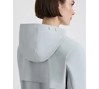 Hunter Women's Hooded Rubberized Waterproof Rain Coat