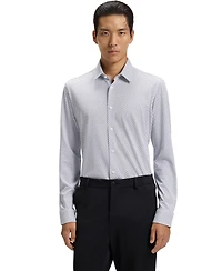 Boss by Hugo Men's Cotton Blend Slim-Fit Dress Shirt