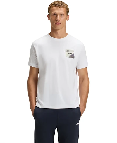 Boss by Hugo Men's Decorative Reflective Relaxed-Fit T-Shirt