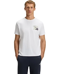 Boss by Hugo Men's Decorative Reflective Relaxed-Fit T-Shirt