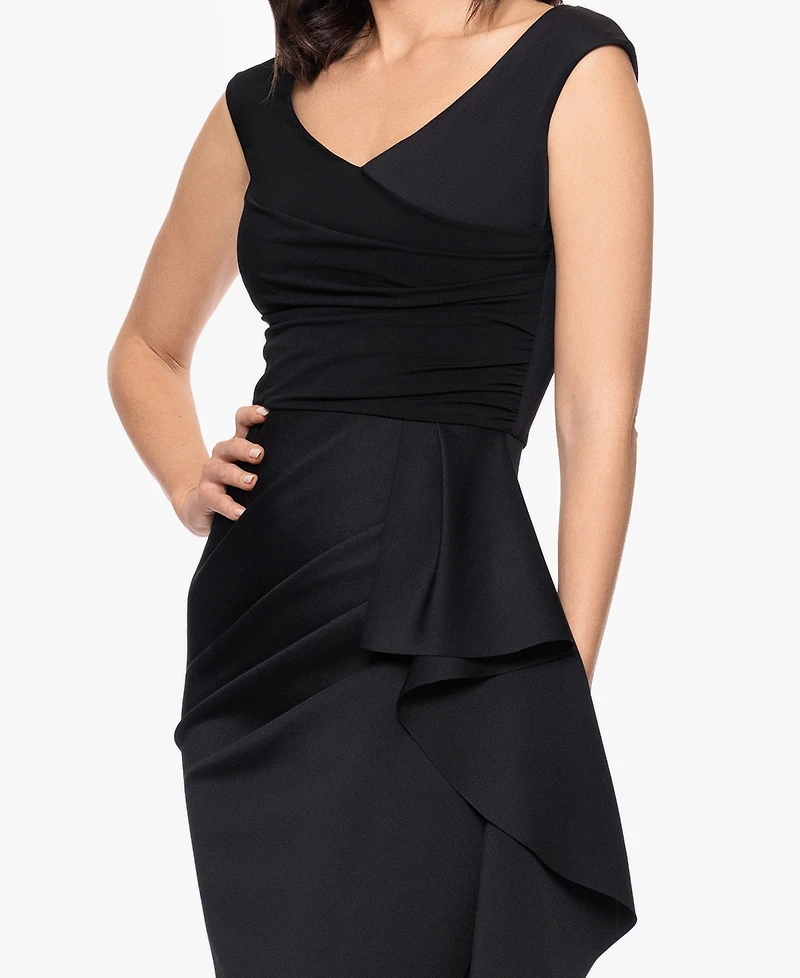 Betsy & Adam Women's Sleeveless V-Neck Dress