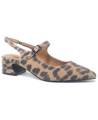 Gentle Souls Women's Gladys Fierce Felin Slingback Pumps