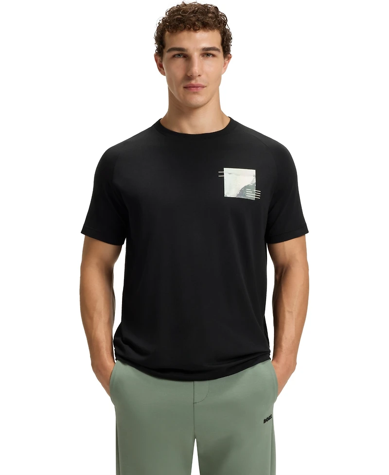 Boss by Hugo Men's Decorative Reflective Relaxed-Fit T-Shirt