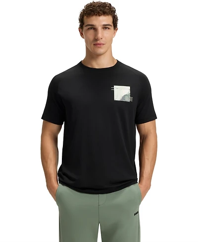 Boss by Hugo Men's Decorative Reflective Relaxed-Fit T-Shirt