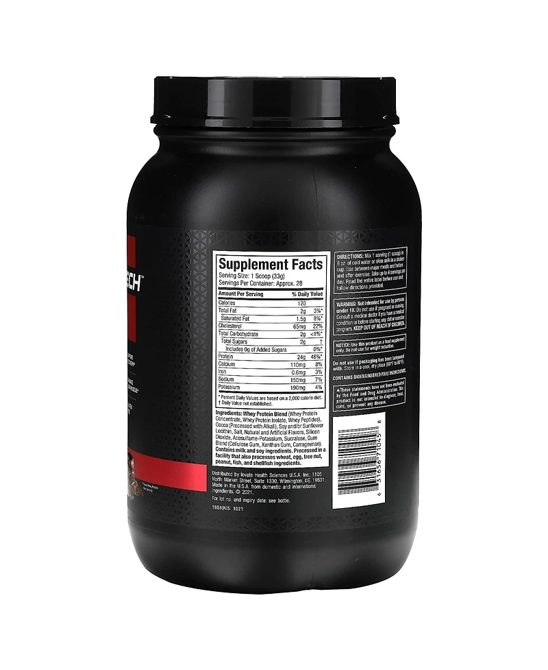MuscleTech Nitro-Tech 100% Whey Gold Double Rich Chocolate