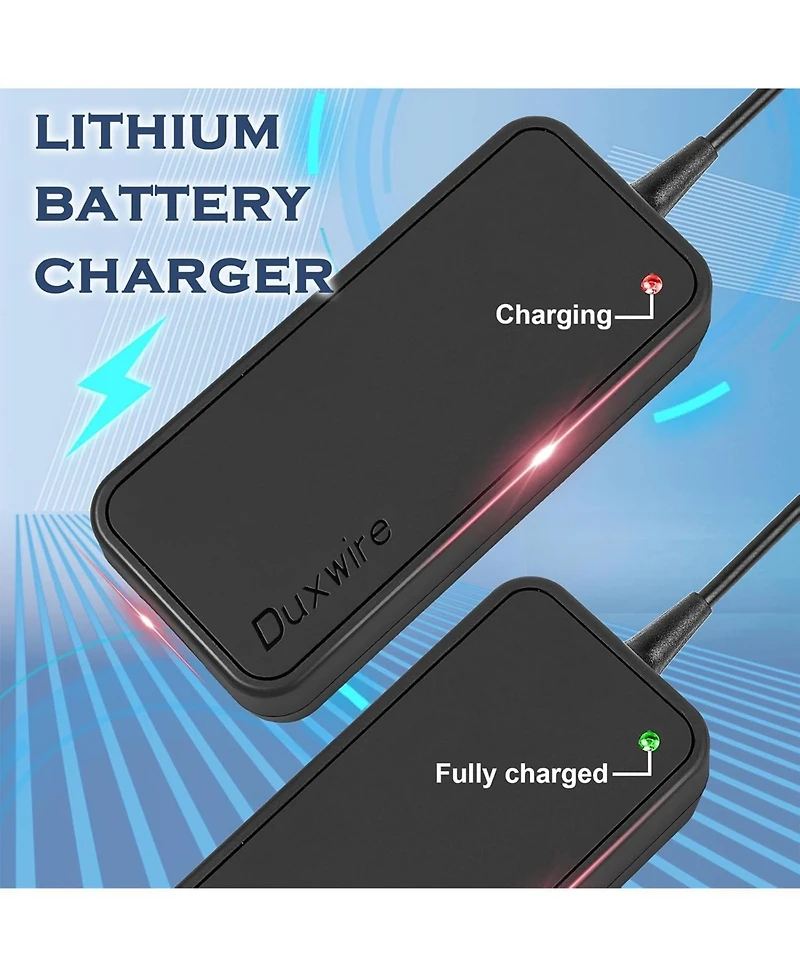 Urbanmax 42V 2A Electric Scooter Charger, Replacement for 36V Lithium Battery