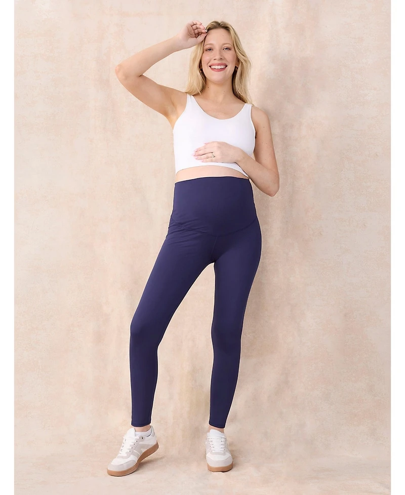 Motherhood Maternity Women's Active Over the Belly Leggings