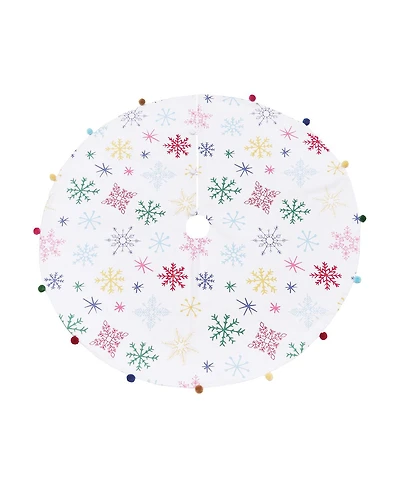 carol & frank Boho Christmas Tree Skirt