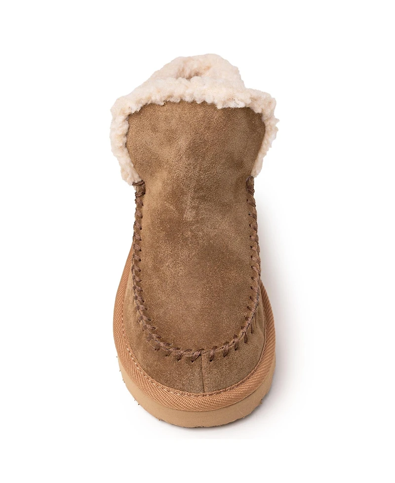 Minnetonka Women's Chandra Suede Berber Lined Ankle Boots