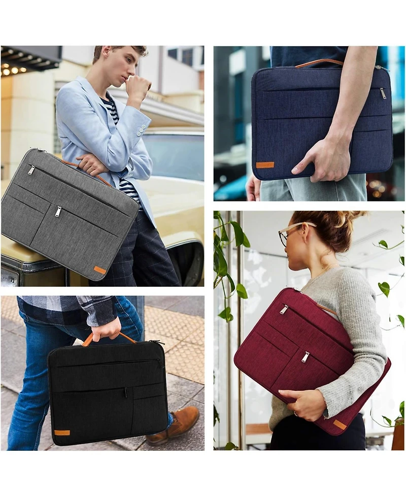 Acer 17-17.3 inch Laptop Sleeve Bag,Slim Shockproof Handbag Carrying Case Notebook Computer Cover Fit for Acer Asus Dell Hp Blue