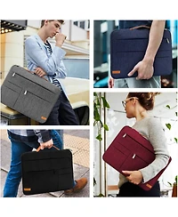 Acer 17-17.3 inch Laptop Sleeve Bag,Slim Shockproof Handbag Carrying Case Notebook Computer Cover Fit for Acer Asus Dell Hp Blue