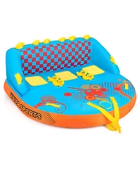 3 Rider Towable Tube for Boating with Nylon Cover for Water Sports and Sofa Pull Tube