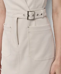 Dkny Women's Sleeveless V-Neck Sheath Dress