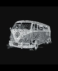 La Pop Art Plus The 70'S Word V-Neck T-Shirt