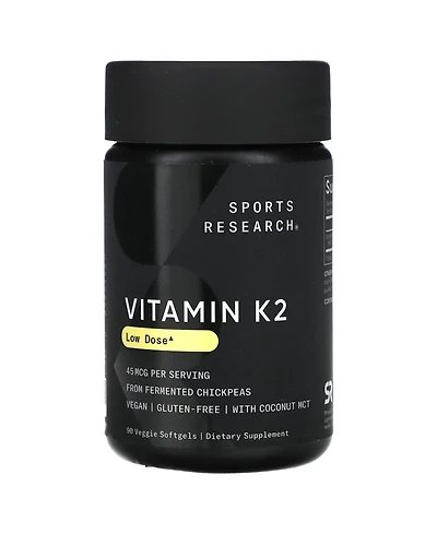 Sports Research Vitamin K2 Low Dose 45 mcg
