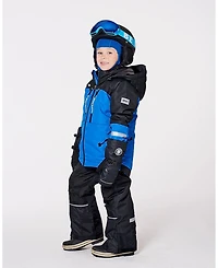 Deux par Kids Unisex Winter Mittens Teknik Black