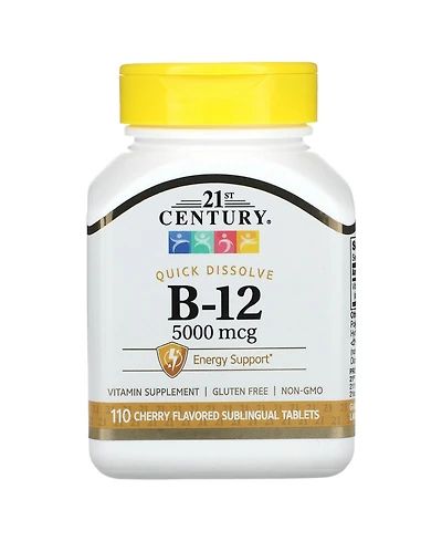 21st Century Vitamin B-12 Cherry 5 000 mcg