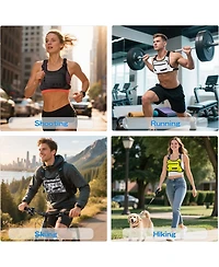 Running Chest Pack for Men Women: Outdoor Sports Lightweight Front Vest Bag