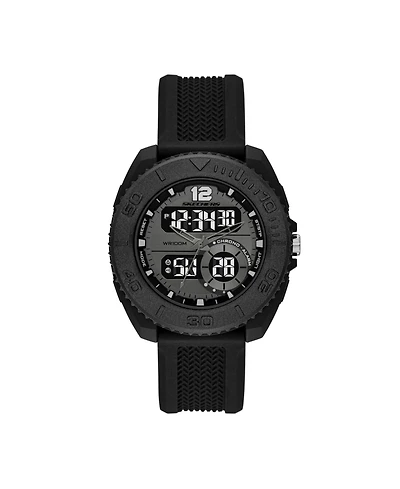Skechers Men's Greencraig Analog-Digital, Black Polycarbonate Watch