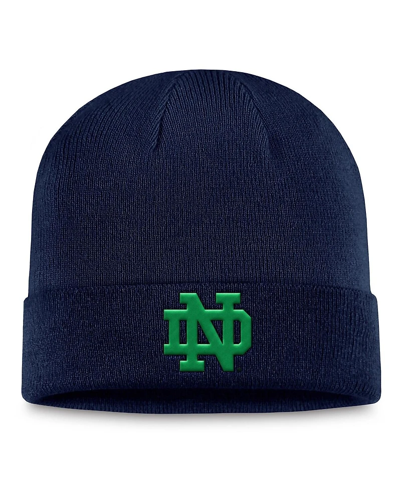 Top of the World Men's Navy Notre Dame Fighting Irish Cuffed Knit Hat