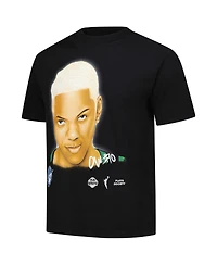 Playa Society Men's and Women's Courtney Williams Black Minnesota Lynx Sketch T-Shirt