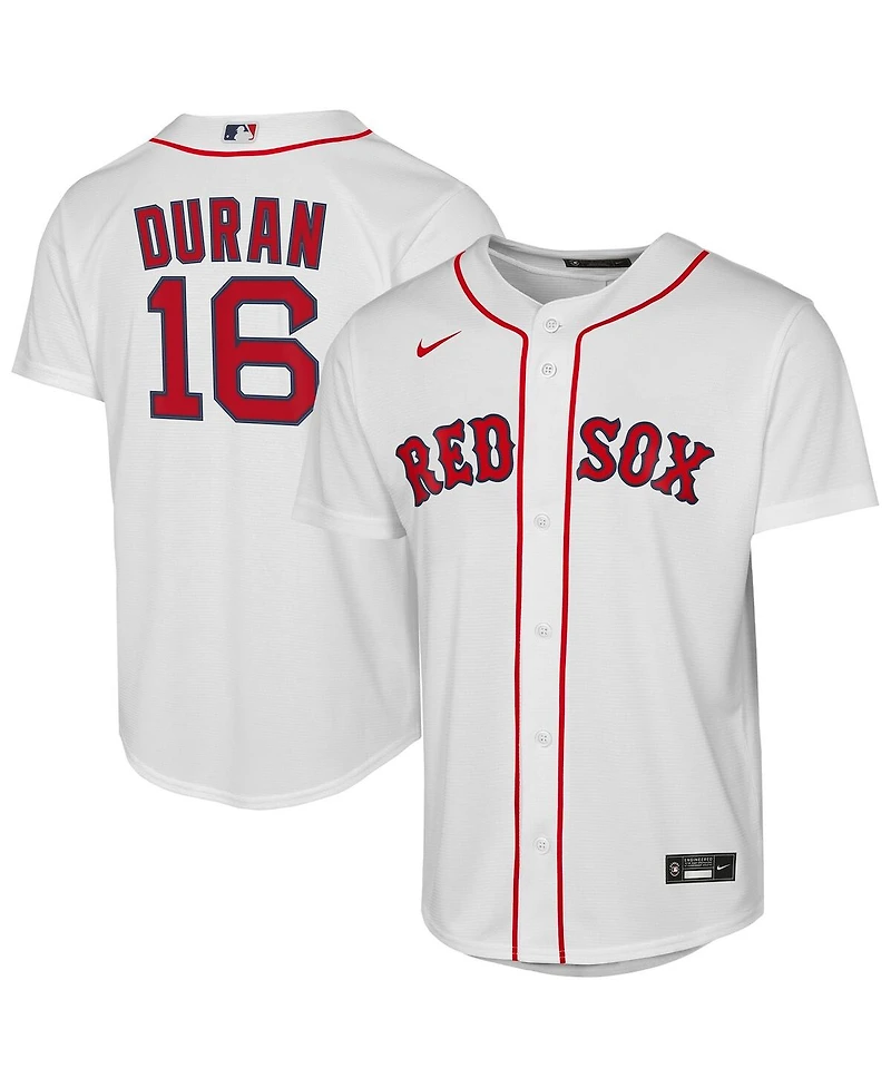 Nike Baby Boys and Girls Jarren Duran White Boston Red Sox Home Replica Jersey