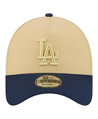 New Era Men's Gold/Navy Los Angeles Dodgers x La 84 9FORTY Adjustable Hat