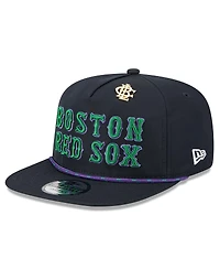 New Era Men's Navy Boston Red Sox 2025 Big League Chew Golfer Snapback Hat