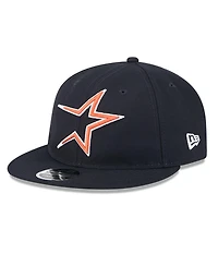 New Era Men's Navy Houston Astros Baseball Hall of Fame Retro Crown 9FIFTY Adjustable Hat