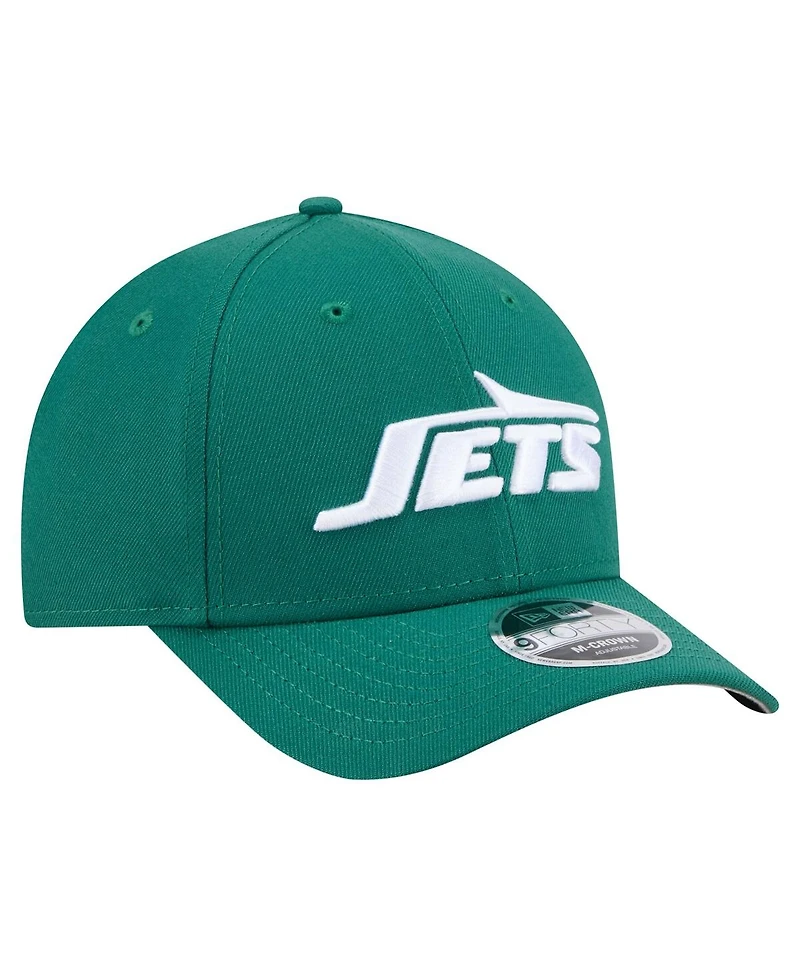 New Era Men's Green New York Jets Team Collection 9FORTY M-Crown Adjustable Hat