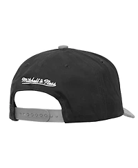 Mitchell & Ness Men's Black/Gray San Antonio Spurs May Flowers Adjustable Hat