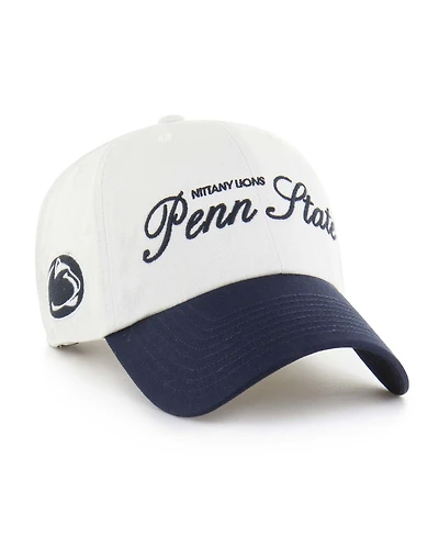 '47 Brand Men's White Penn State Nittany Lions Contemporary Basics Foundation Clean Up Adjustable Hat