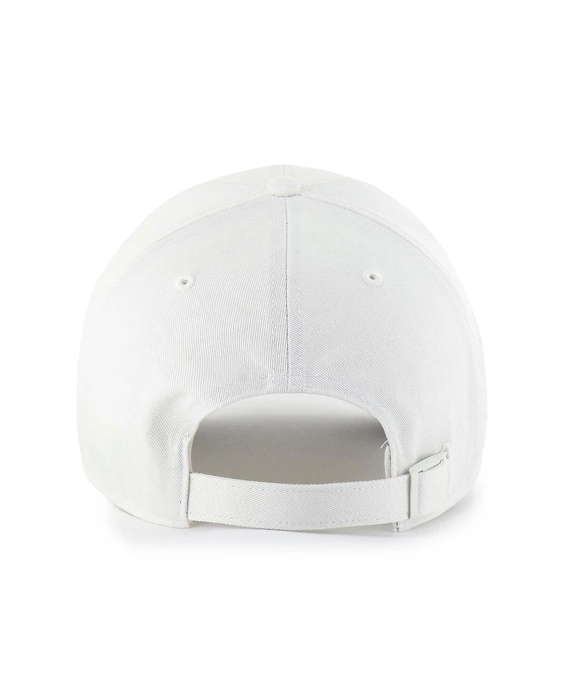 '47 Brand Men's White Nebraska Huskers Contemporary Basics Foundation Clean Up Adjustable Hat