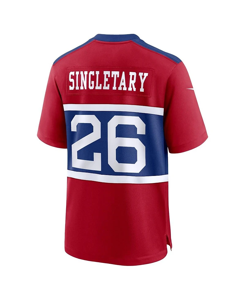 Nike Big Boys and Girls Devin Singletary Red New York Giants Game Jersey