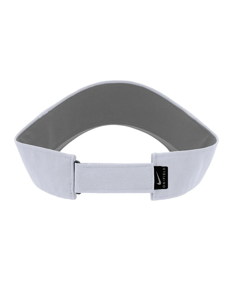Nike Men's White Purdue Boilermakers 2025 On-Field Ace Performance Adjustable Visor