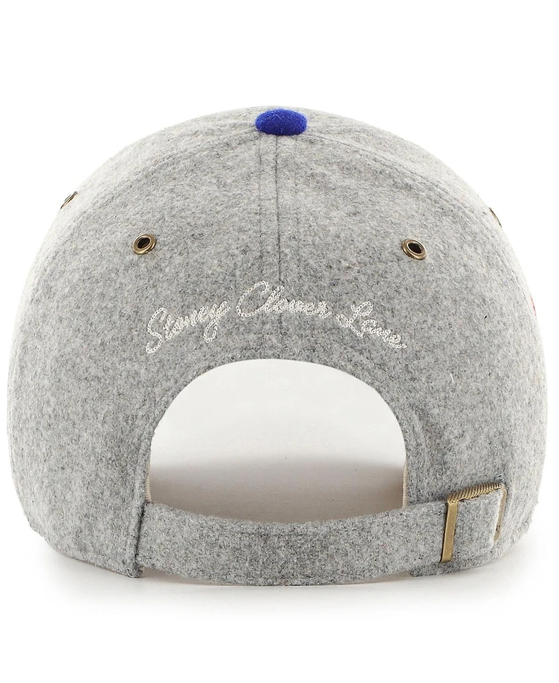 Stoney Clover Lane x '47 Brand Men's and Women's Gray/Royal Indianapolis Colts Block Clean Up Adjustable Hat
