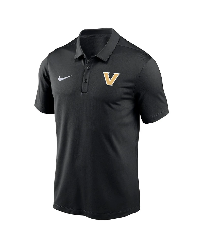 Nike Men's Black Vanderbilt Commodores Victory Solid Performance Polo Shirt
