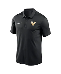 Nike Men's Black Vanderbilt Commodores Victory Solid Performance Polo Shirt